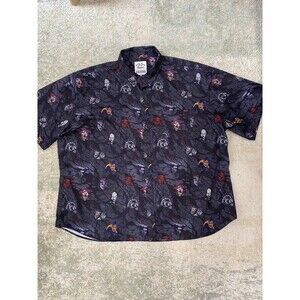 Are You Afraid of the Dark x RSVLTS Sz 4XL Roosevelts Short Sleeve Clowns Shirt